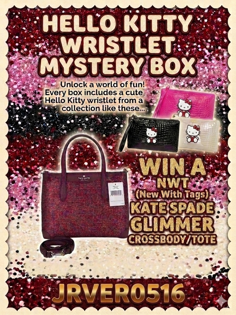 Hello Kitty Wristlet Mystery Box NWT